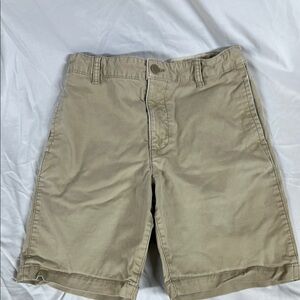 GAP Tan Flat Front Shorts Classic Design